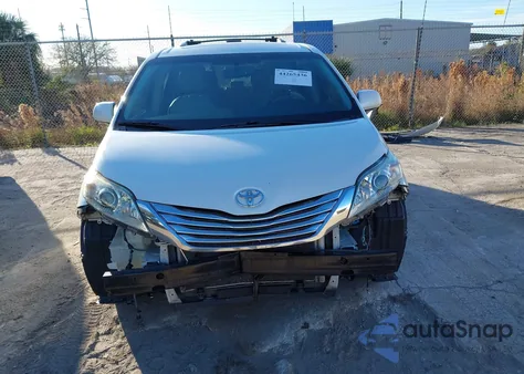 2011 Toyota Sienna Limited V6 из США, поврежденный, VIN 5TDYK3DC3BS150672